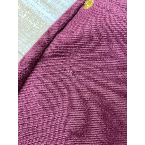 Michael Kors Burgundy Pull On Pants Women's Size M Jegging Stretch Knit Jean - Picture 5 of 12
